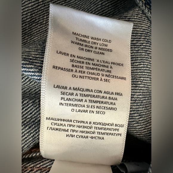 RE/DONE 60s Shrunken Denim Jacket, size small - Picture 11 of 11